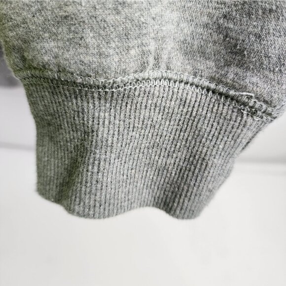 Nike Hoodie Mens XL Gray Vintage Fleece Swoosh Pullover 341572-063 - Picture 5 of 7